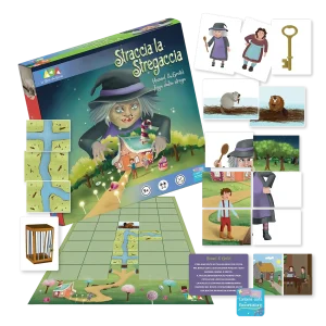 Straccia la Stregaccia<br><span style="color: #397fe7; font-size: 15px; font-weight: 500;">Party game di Hansel e Gretel