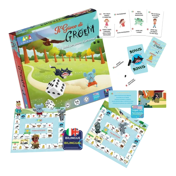 Il Gioco di Groem<br><span style="color: #397fe7; font-size: 15px; font-weight: 500;">Il Gioco dell'Oca per prepararsi alla scuola